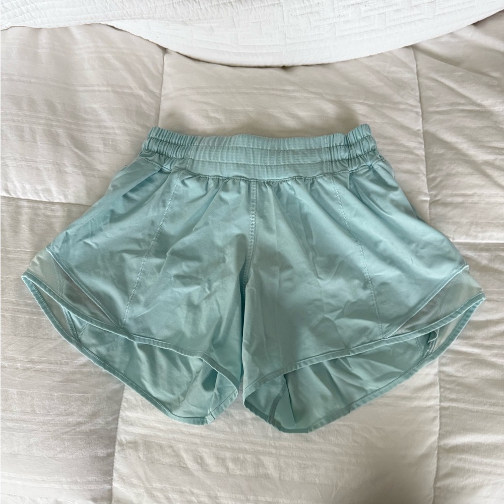 Women's Light Blue Lululemon Shorts